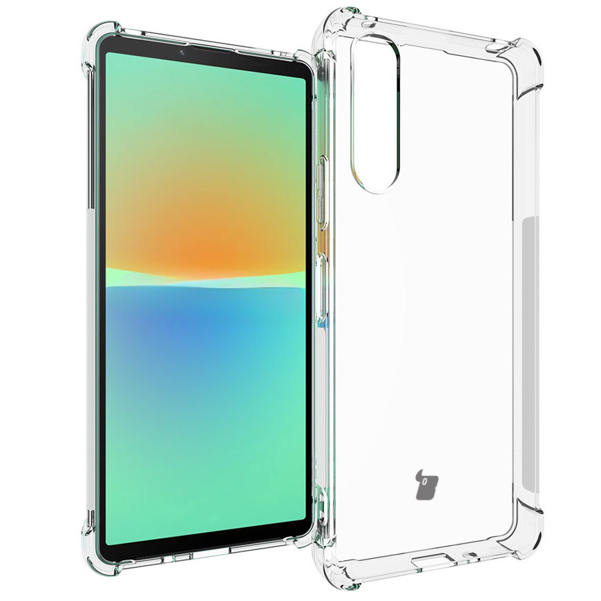 Elastyczne etui + 2 szkła, Bizon Case Clear, przezroczyste